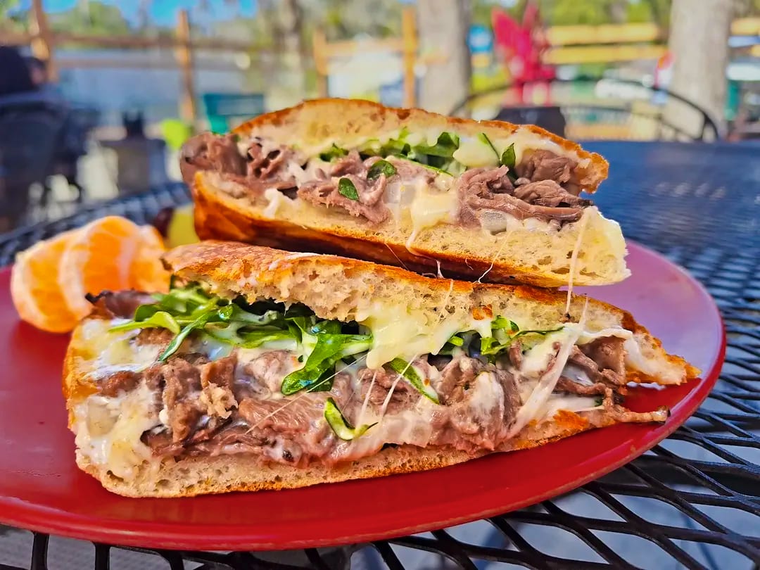 Black and Bleu melt sandwich