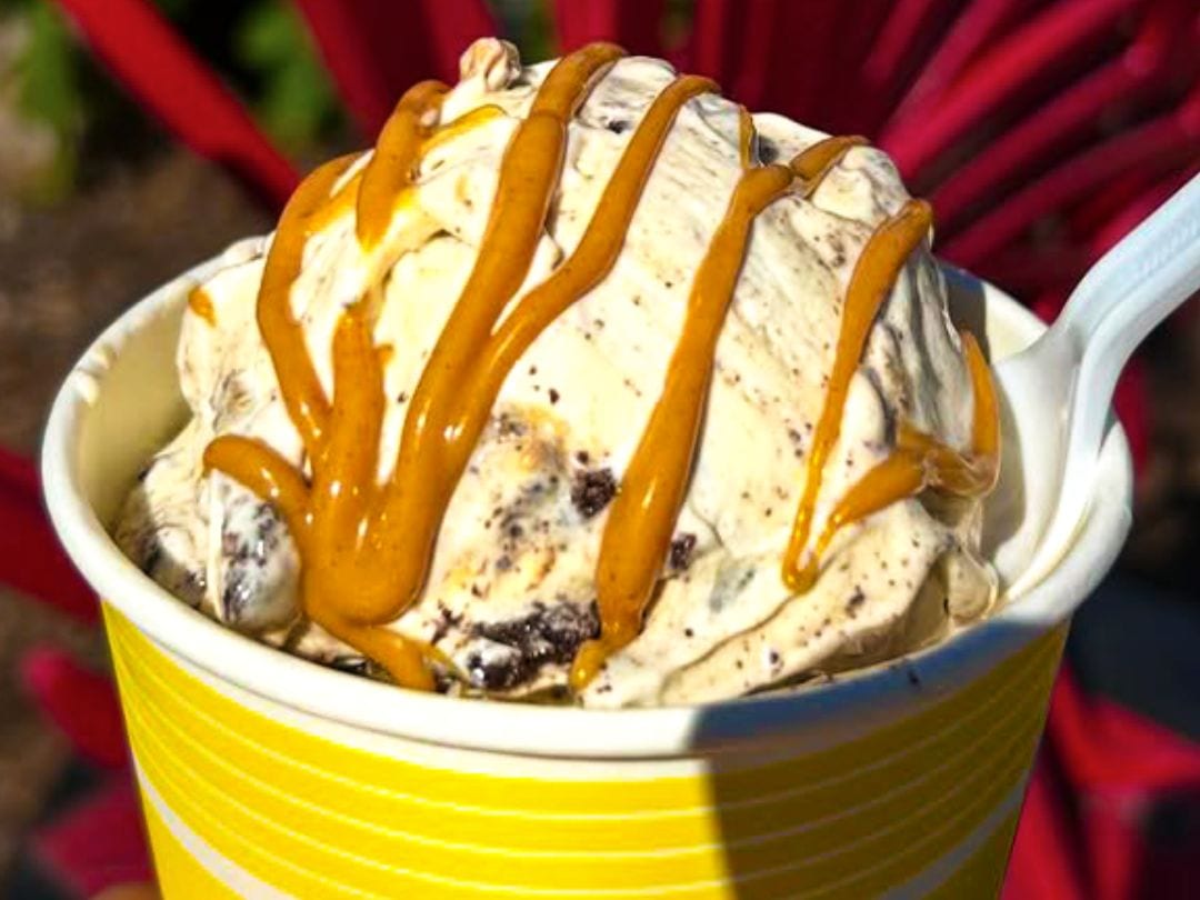 Peanut Butter Oreo frozen custard